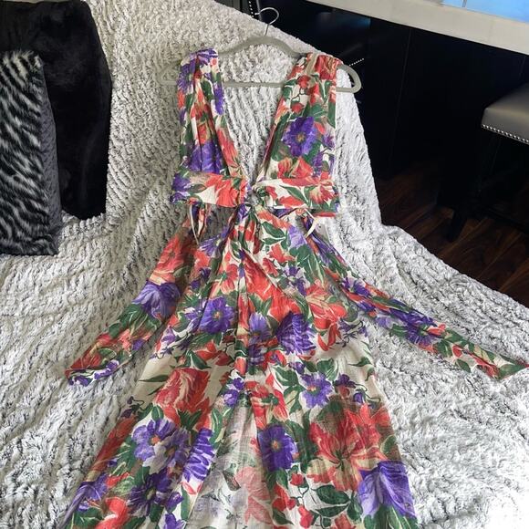 Just BEE Queen Sara Dress Floral C. Gauze - Picture 7 of 14